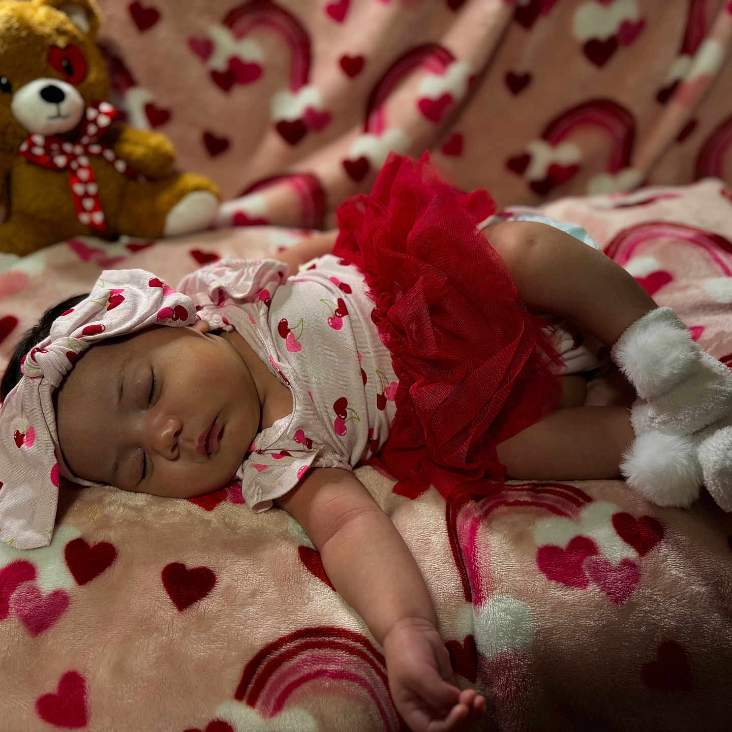 Jeanieliz joined the competition — help win amazing prizes! baby, bed, blanket, bodypart, bonnet, cap, clothing, couch, face, finger, furniture, hand, hat, head, newborn, person, photography, portrait, teddybear, toy