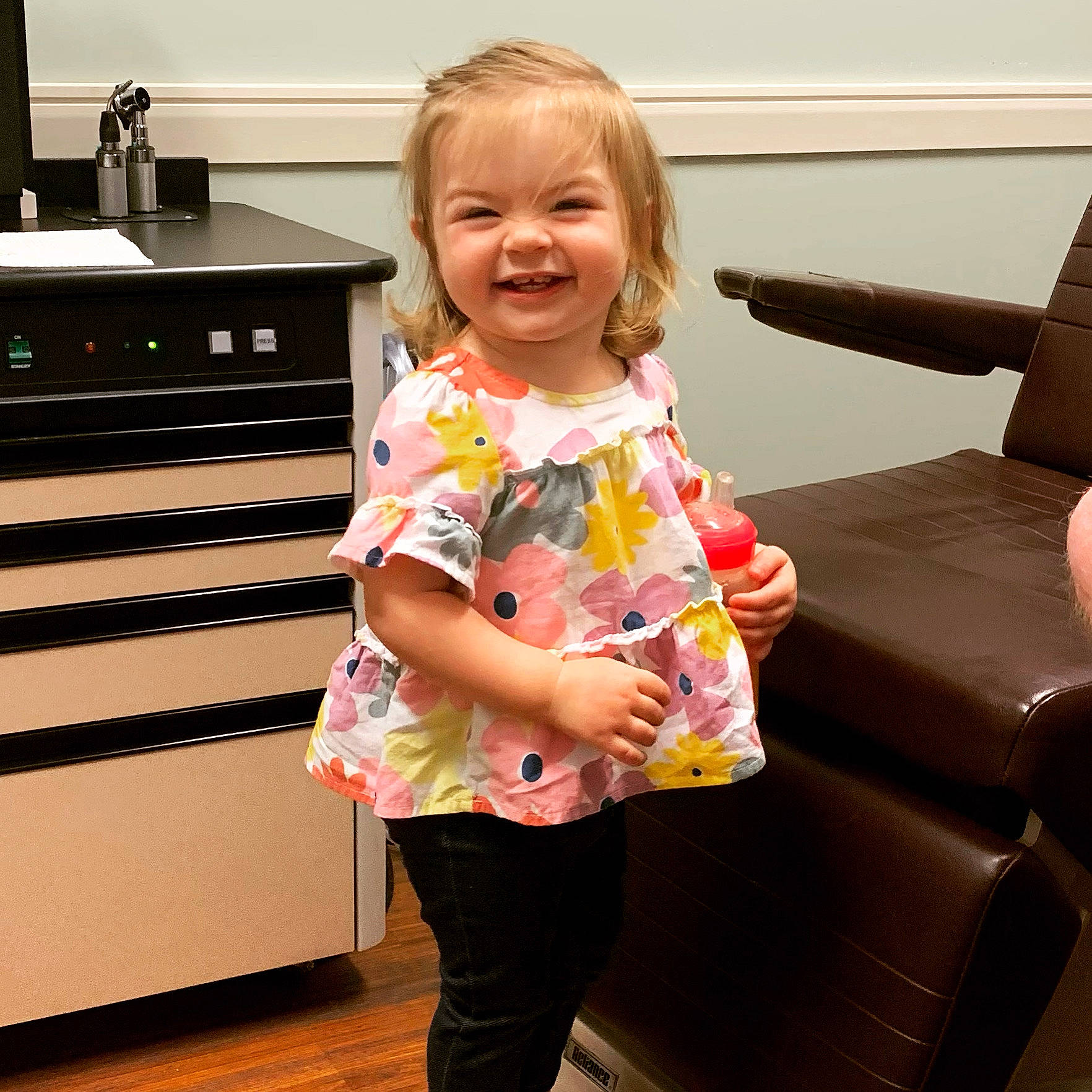 Hensley Jane joined the competition — help win amazing prizes! cabinetry, drawer, finger, gesture, hair, hairstyle, hand, happy, head, joint, joy, kitchen_appliance, leg, person, pink, product, shoulder, skin, sleeve, smile