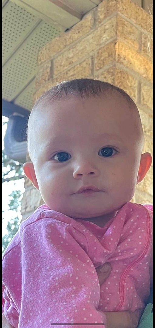 Marlee joined the competition — help win amazing prizes! baby, baby_toddler_clothing, cheek, child, eyelash, fun, happy, lip, magenta, no_expression, nose, person, pink, portrait_photography, skin, sleeve, smile, toddler