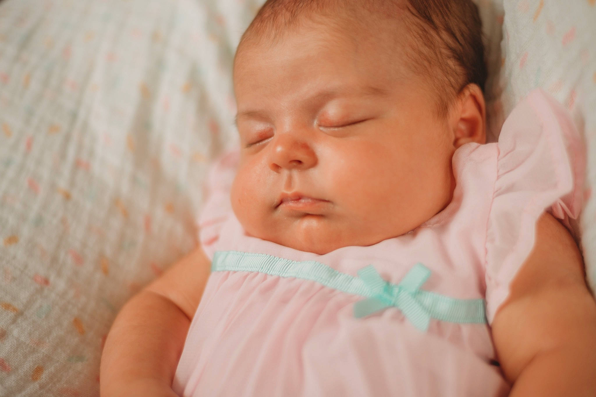 Everlie joined the competition — help win amazing prizes! baby, baby_sleeping, bedtime, birth, cheek, child, close_up, ear, eye, face, head, iris, lip, mouth, nose, person, pink, portrait_photography, skin, sleep