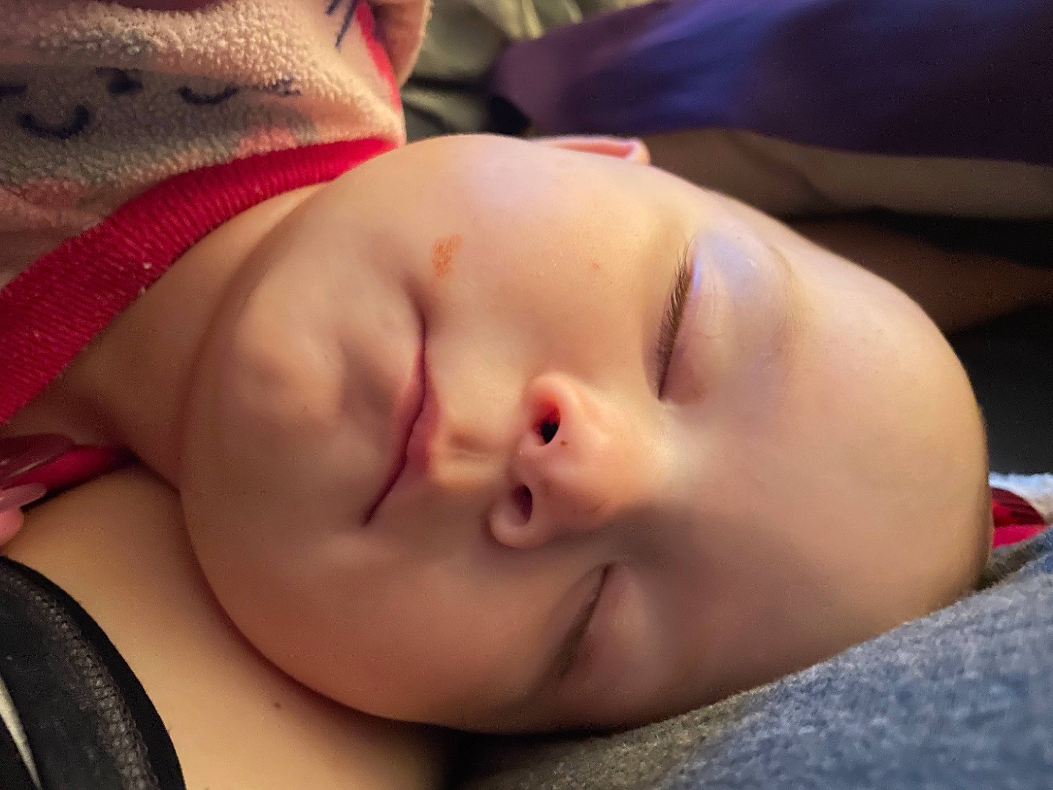 Isabella is registered to the contest to win money with this photo: baby, cheek, chin, comfort, eye, eyebrow, eyelash, face, finger, forehead, hand, head, headgear, iris, lip, mouth, muscle, neck, nose, person