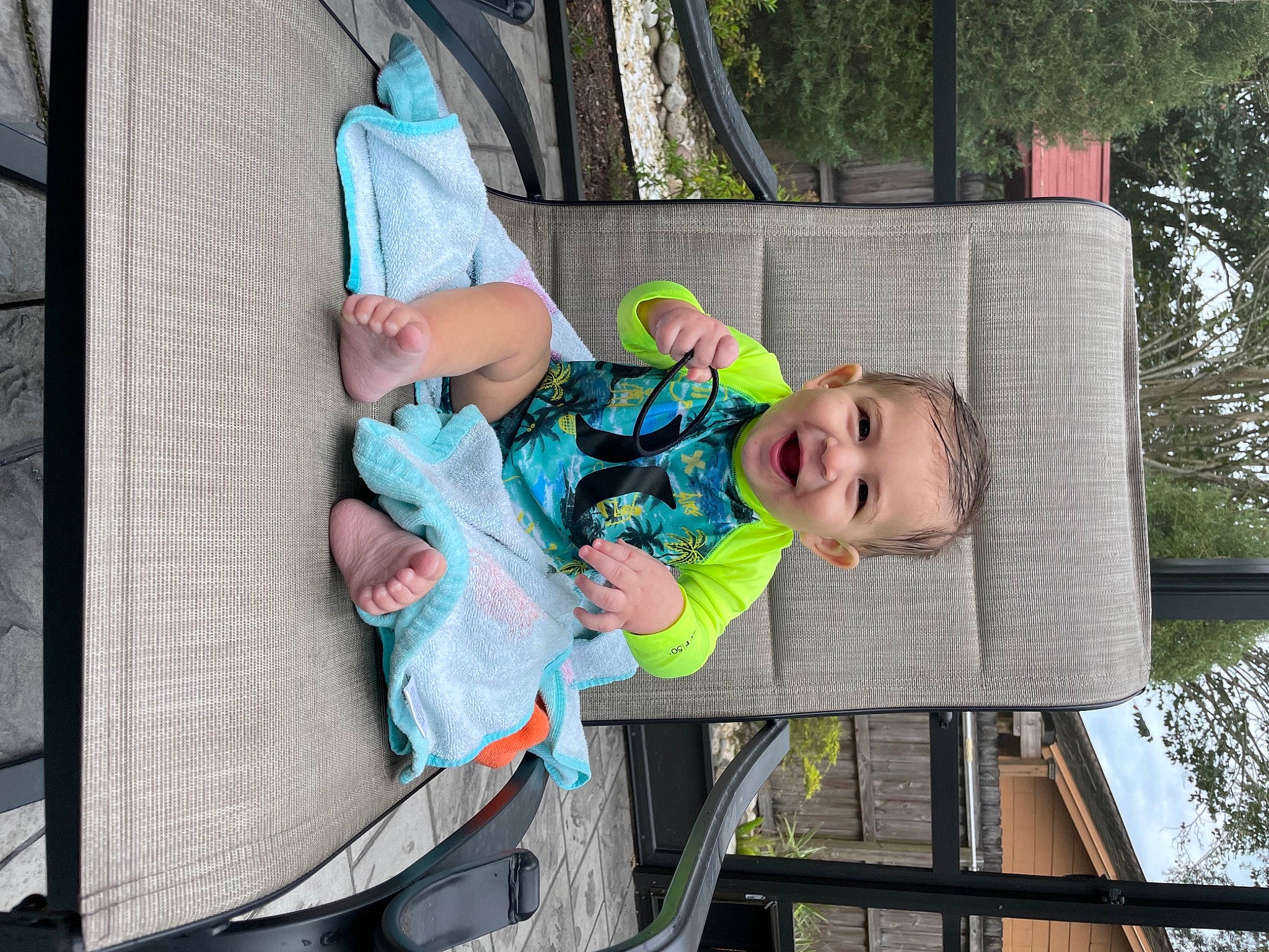 Nicholas joined the competition — help win amazing prizes! baby, baby_laughing, baby_products, baby_toddler_clothing, child, fun, happy, joy, leisure, people, person, plant, recreation, sitting, smile, toddler, tree, vacation, water