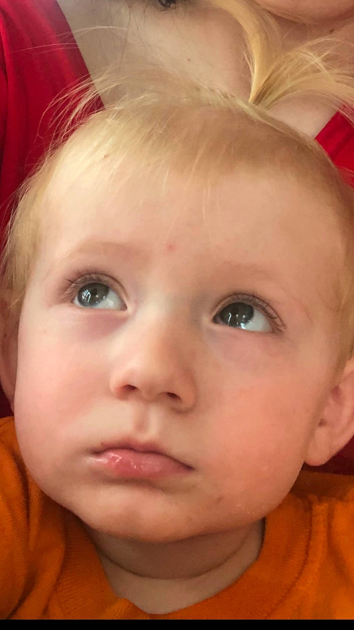 Nolan joined the competition — help win amazing prizes! baby, cheek, chin, ear, eye, eyebrow, eyelash, face, forehead, hair, hairstyle, human_body, iris, lip, mammal, mouth, neck, nose, person, skin