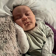 Jacob joined the competition — help win amazing prizes! baby, sleeping, pajamas, giraffe_pattern, pillow, blanket, infant, cozy, cute, child, rest, bed, soft, comfort, peaceful, face, head, cuddly, relaxation, young