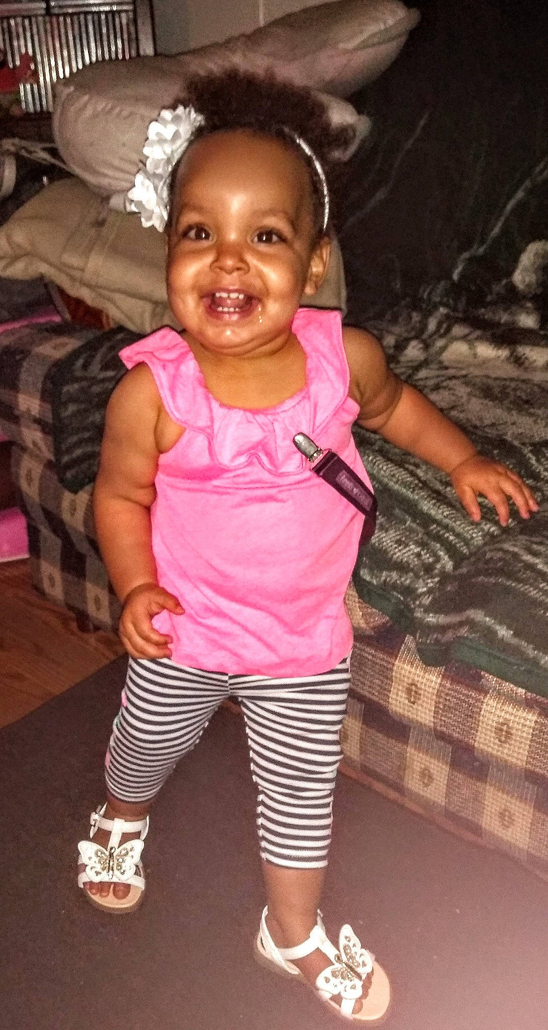 Adalaizha is registered to the contest to win money with this photo: baby, cheek, child, child_model, face, fun, happy, head, joy, leg, person, pink, play, skin, smile, toddler