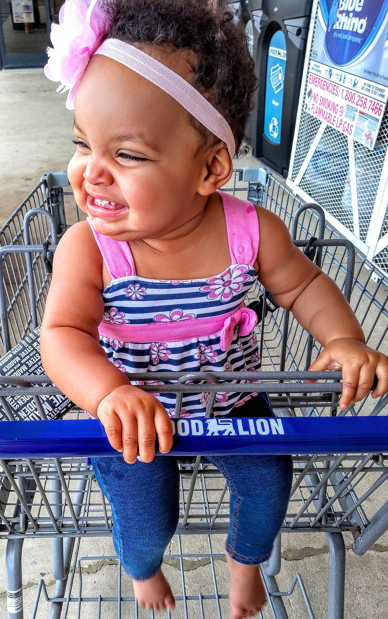 Adalaizha joined the competition — help win amazing prizes! baby, baby_toddler_clothing, child, child_model, daughter, fashion_accessory, happy, headband, headgear, joy, leg, person, pink, play, product, shopping_cart, sitting, skin, smile, toddler
