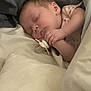 Ainsley Moate joined the competition — help win amazing prizes! baby, bed, blanket, calm, child, comfort, cozy, cute, face, hand, indoors, infant, pacifier, pajamas, peaceful, portrait, relaxation, rest, sleeping, soft