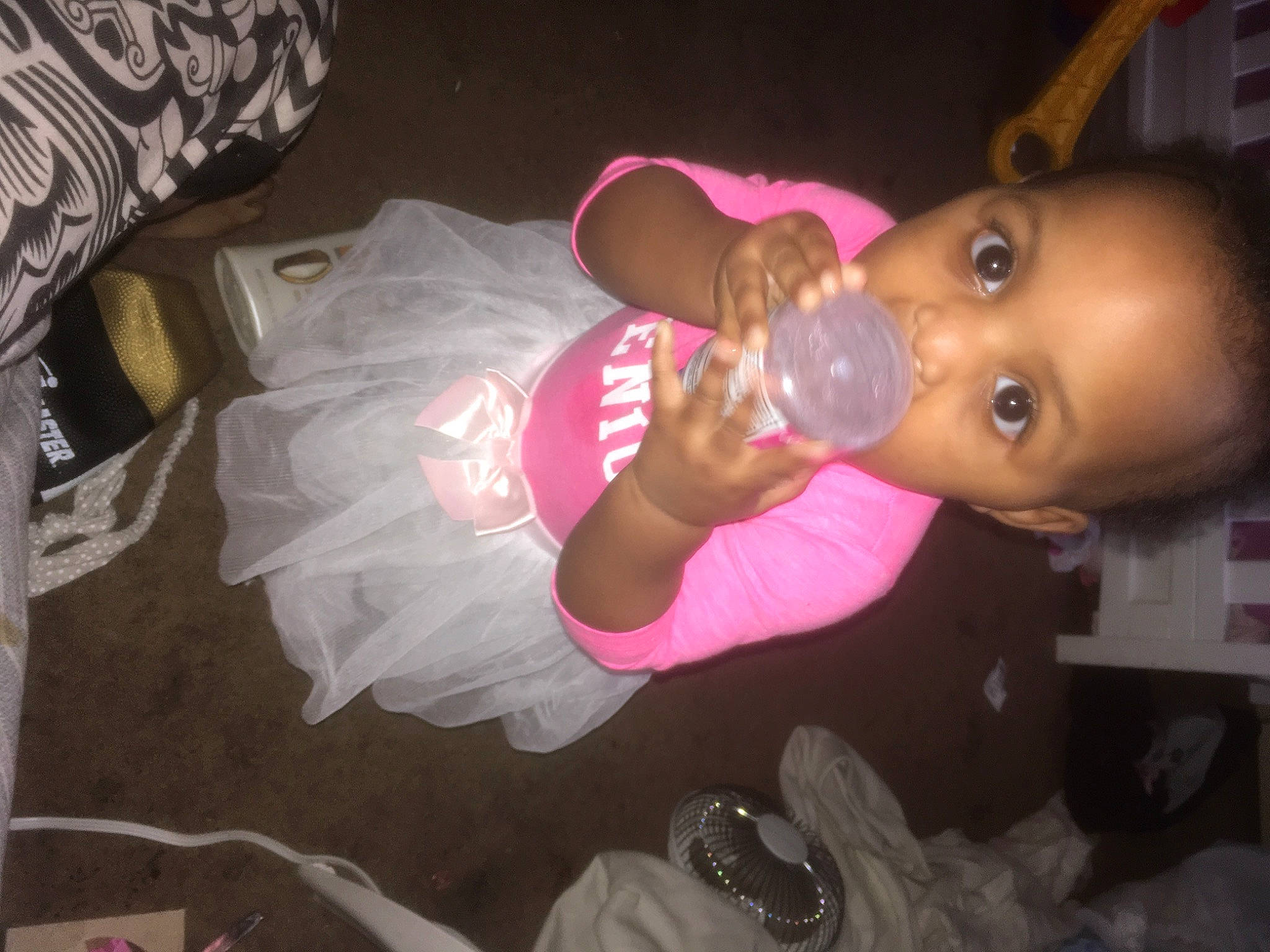 Ka'Liyah is registered to the contest to win money with this photo: baby, child, fun, person, pink, toddler