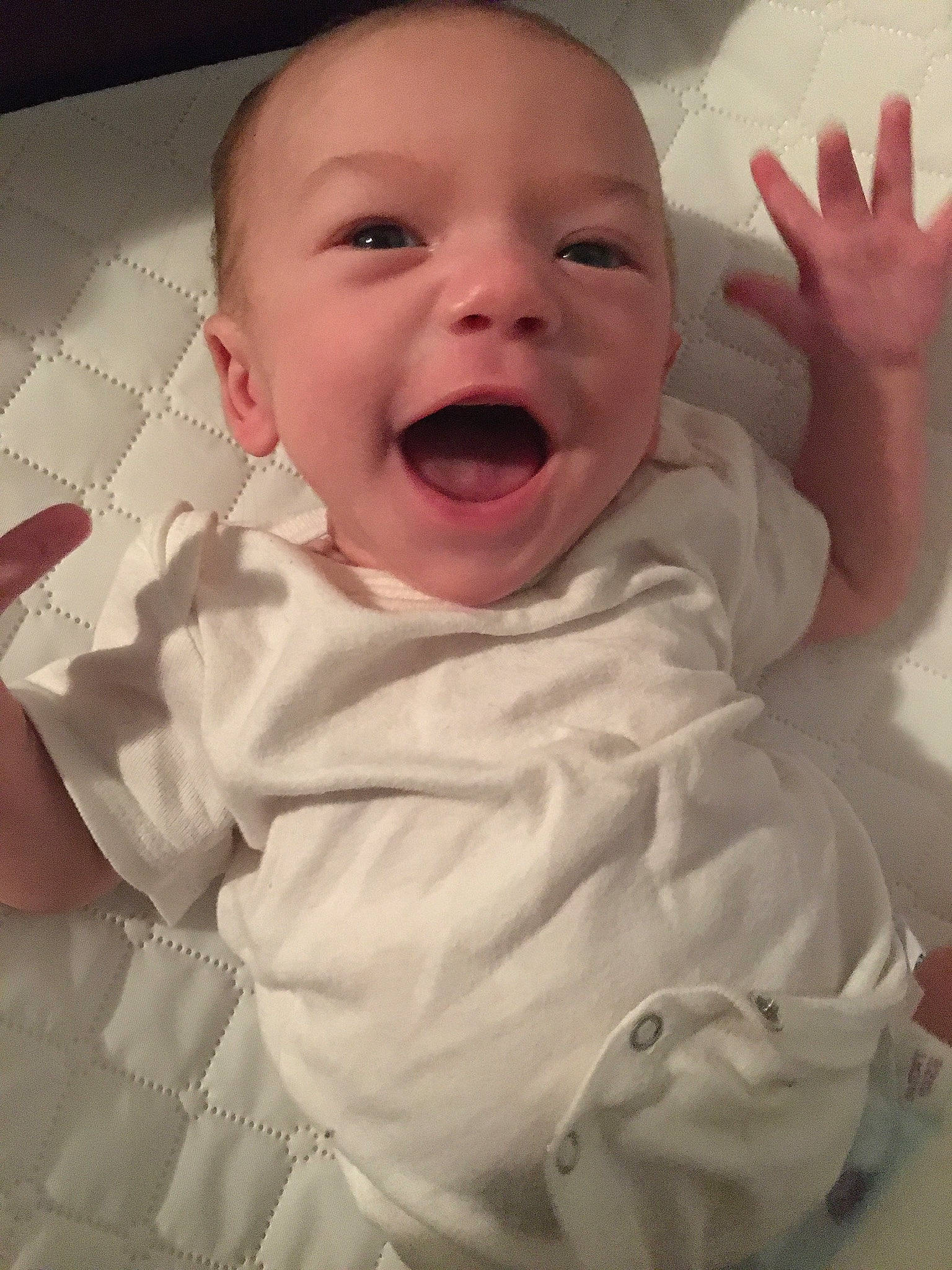 Andy joined the competition — help win amazing prizes! baby, cheek, chin, comfort, eye, eyebrow, face, facial_expression, gesture, head, iris, lip, mouth, neck, nose, person, product, skin, sleeve, smile