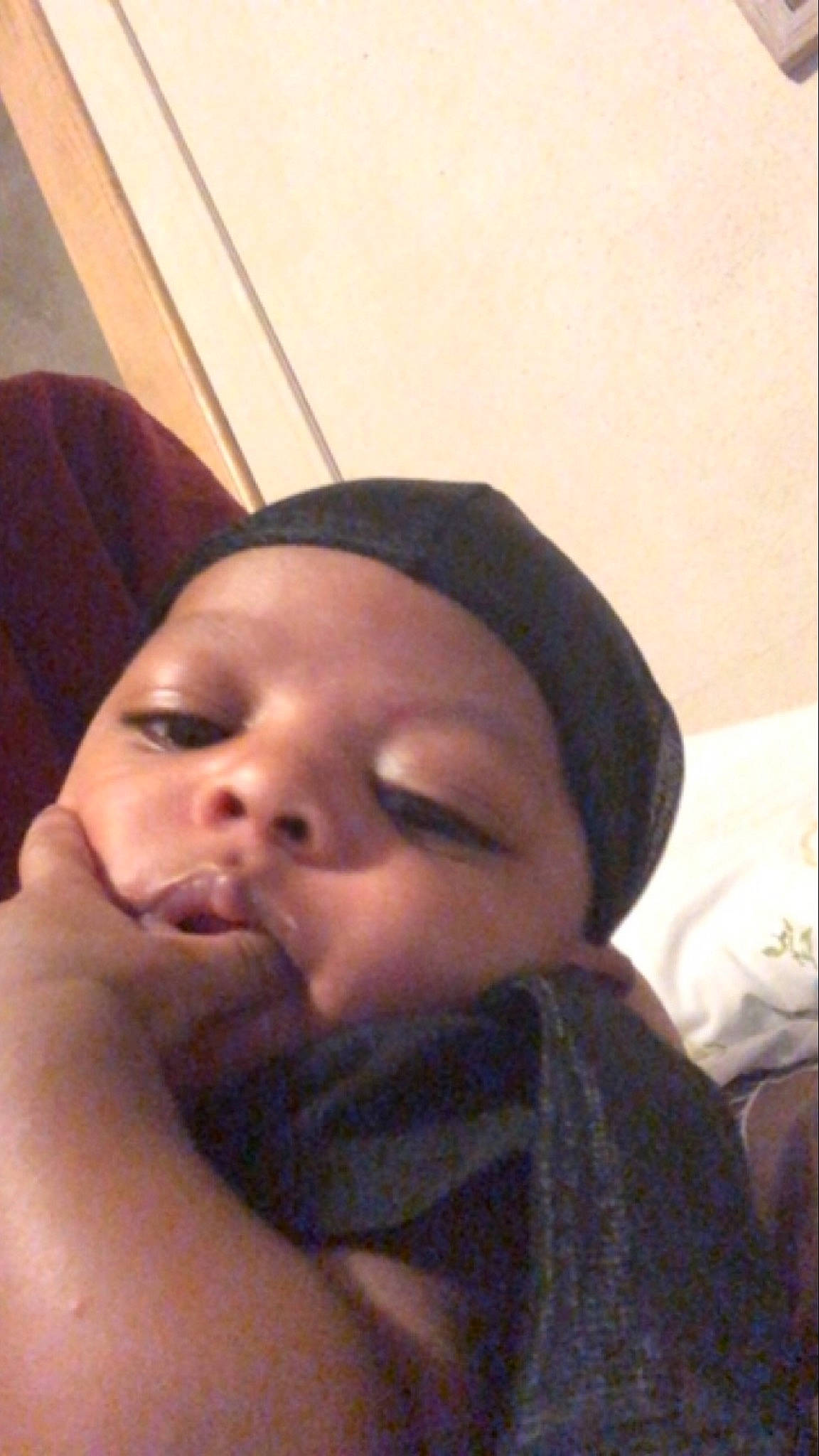 Donte is registered to the contest to win money with this photo: baby, cheek, child, lip, mouth, nose, person, toddler