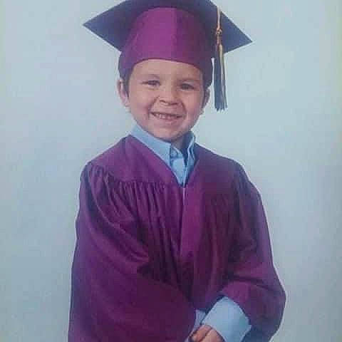 Bentlee joined the competition — help win amazing prizes! academic_dress, academic_institution, collar, electric_blue, event, face, formal_wear, fun, gesture, graduation, happy, hat, head, headgear, headwear, joy, mortarboard, person, scholar, sleeve