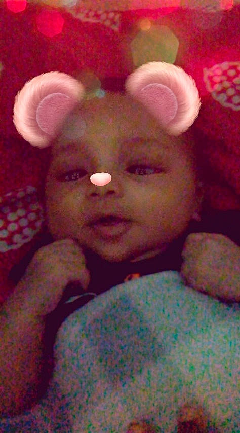 Miliah joined the competition — help win amazing prizes! child, ear, person, pink, stuffed_toy, toy