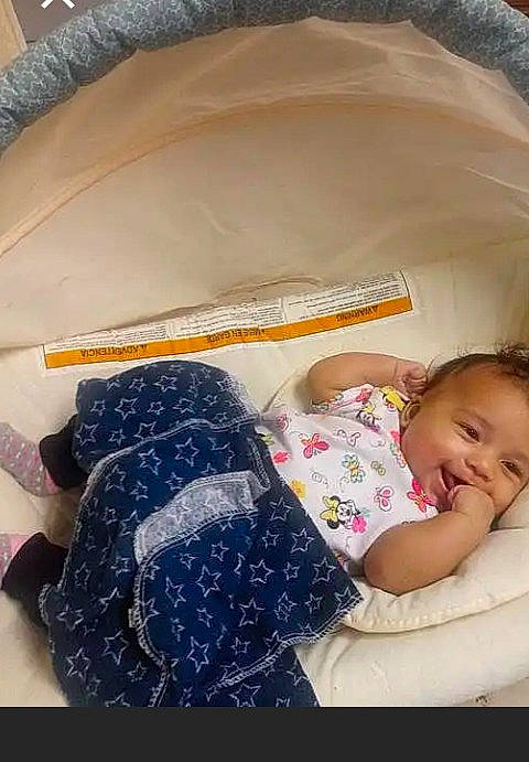 Miliah joined the competition — help win amazing prizes! baby, baby_products, child, joy, nap, person, play, product, sleep, textile, toddler