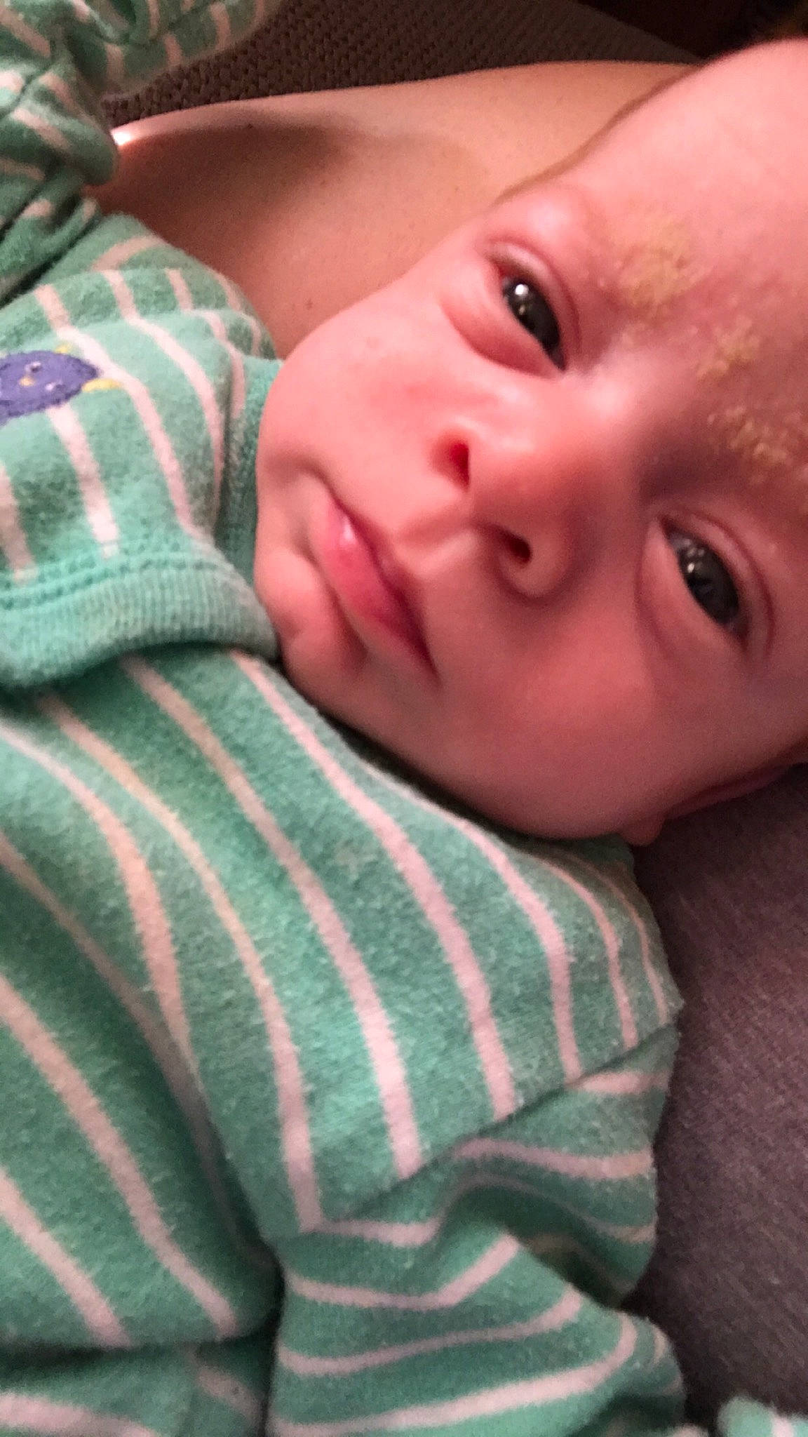 Brendon joined the competition — help win amazing prizes! baby, bedtime, cheek, child, chin, close_up, eye, eyebrow, face, forehead, head, lip, mouth, muscle, nose, person, skin, toddler