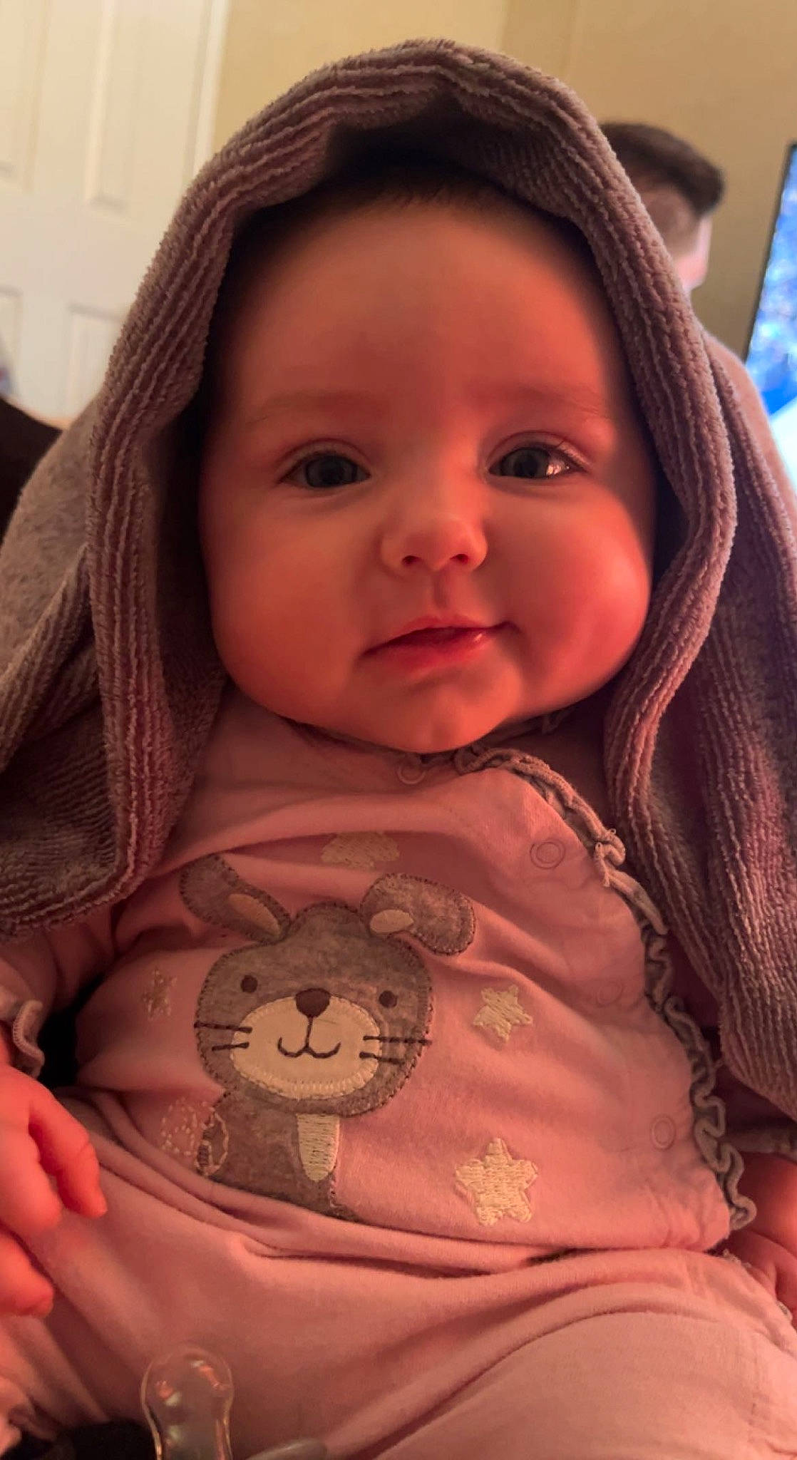 Karmen joined the competition — help win amazing prizes! baby, cheek, child, chin, eyebrow, eyelash, forehead, happy, iris, lip, mouth, neck, nose, organ, outerwear, person, pink, skin, sleeve, smile