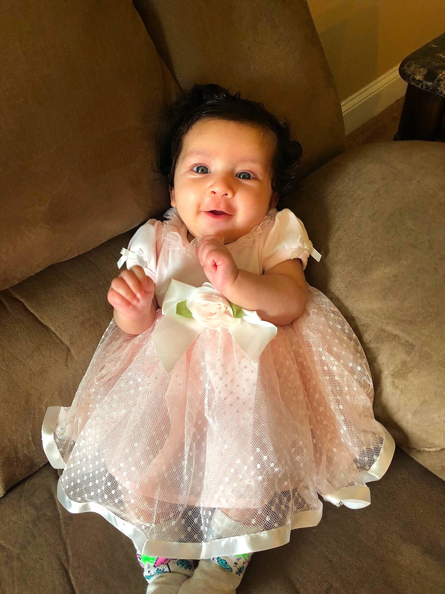 Paisley joined the competition — help win amazing prizes! child, child_model, eye, girl, human_hair_color, infant, iris, person, pink, product, skin, smile, textile, toddler