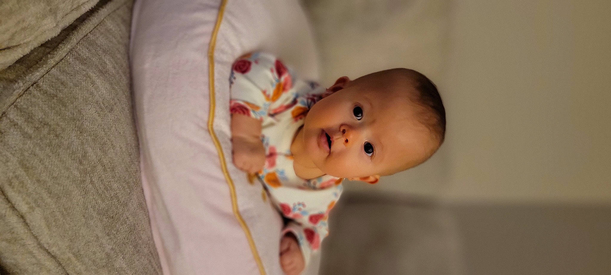 Valentina joined the competition — help win amazing prizes! baby, baby_products, baby_safety, baby_toddler_clothing, cheek, child, comfort, happy, linens, person, room, sleeve, surprise, toddler, wood