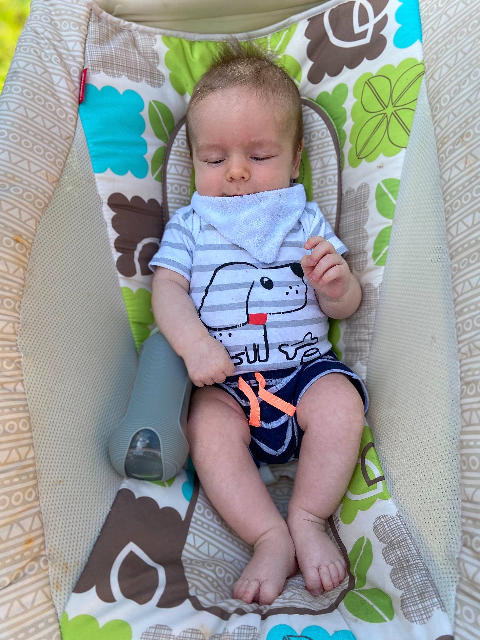 Jaxsom is registered to the contest to win money with this photo: baby, baby_products, baby_toddler_clothing, baby_toys, child, diaper, nap_mat, pattern, person, play, product, sitting, toddler