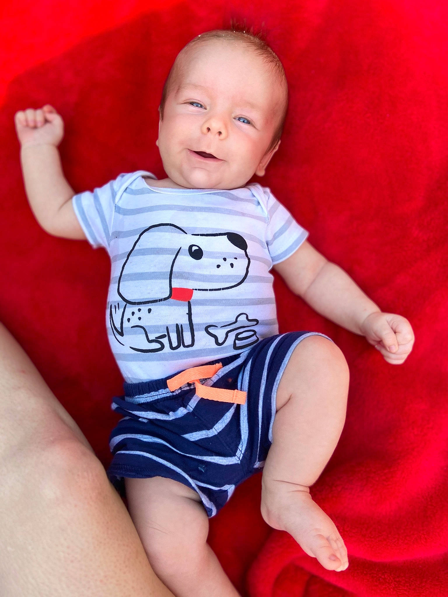 Jaxsom joined the competition — help win amazing prizes! baby, baby_toddler_clothing, child, person, smile, t_shirt, toddler