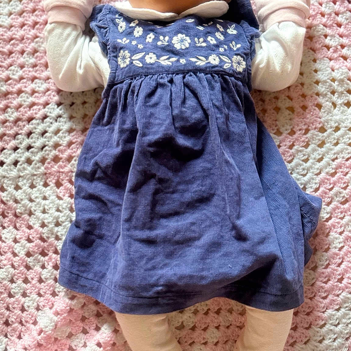 Dvija joined the competition — help win amazing prizes! baby, blue_dress, child, closed_eyes, cozy, crocheted_blanket, cute, head, indoors, infant, leg_warmers, lying_down, mittens, newborn, peaceful, pink, portrait, sleeping, soft_texture, white