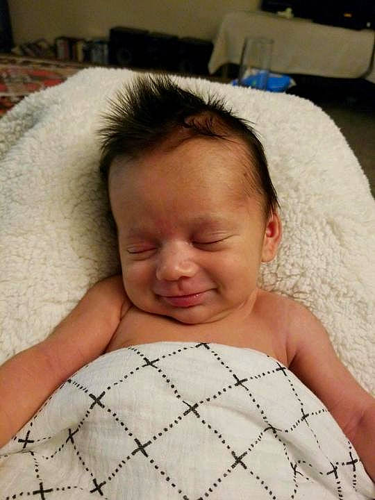 Bryce joined the competition — help win amazing prizes! baby, bedding, bedtime, cheek, child, ear, face, forehead, head, joy, linens, mouth, nose, person, skin, textile, toddler