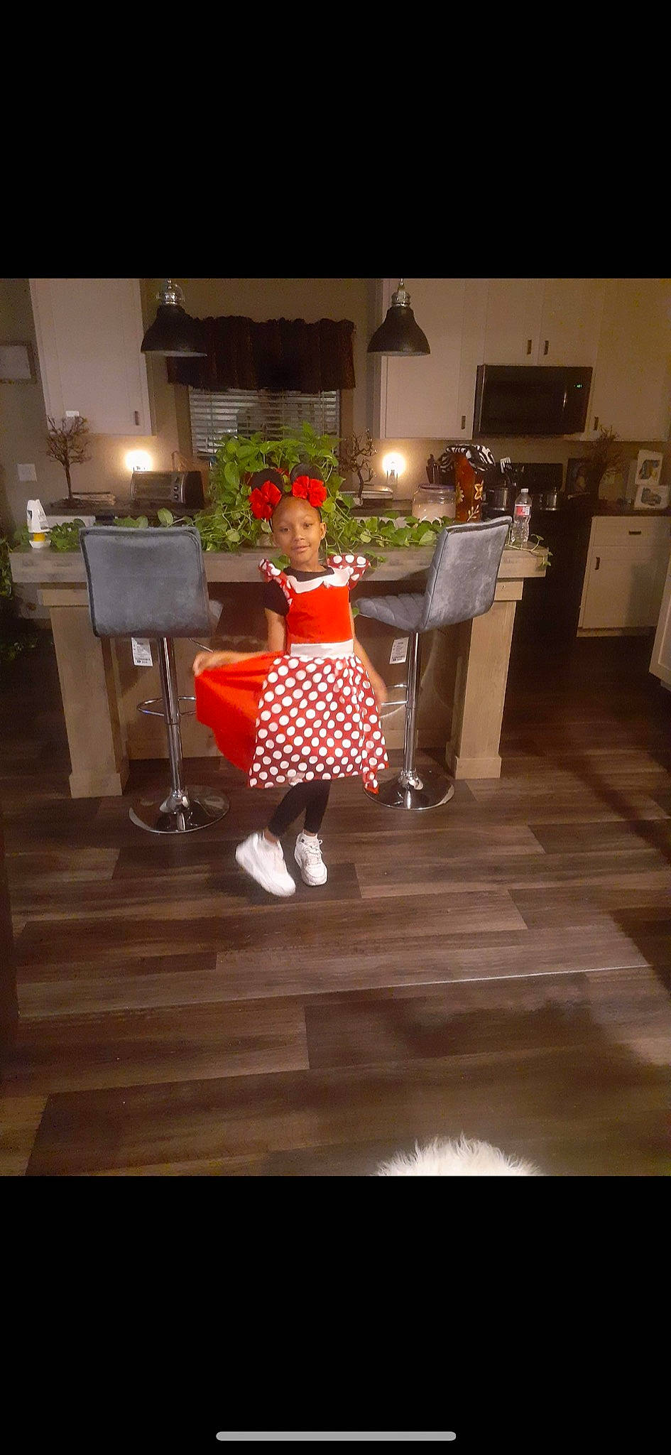 Aleena is registered to the contest to win money with this photo: floor, flooring, furniture, hardwood, headwear, joy, person, room, table, wood