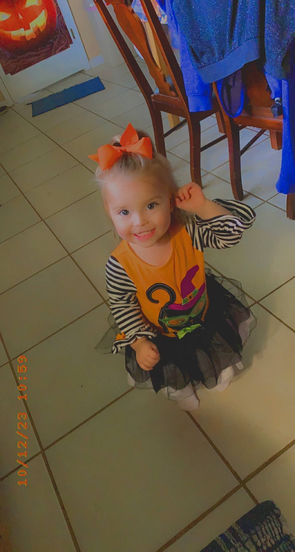 Arya joined the competition — help win amazing prizes! baby, baby_toddler_clothing, chair, cheek, child, floor, flooring, fun, happy, hardwood, joy, mammal, person, play, room, skin, smile, standing, t_shirt, table