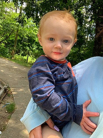 Oakley joined the competition — help win amazing prizes! arm, baby, baby_toddler_clothing, child, electric_blue, fun, gesture, grass, hand, happy, head, leg, leisure, neck, person, plant, skin, sleeve, t_shirt, toddler