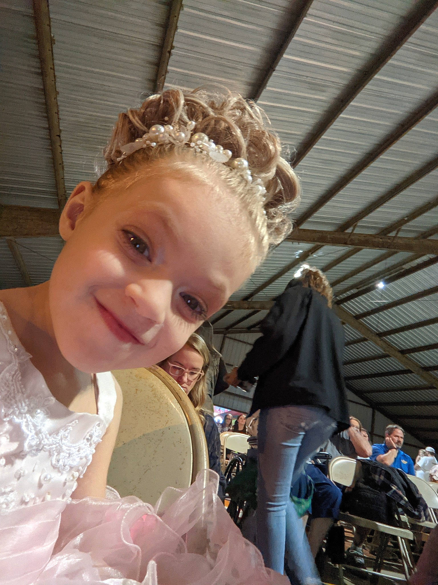 Grace-lynn is registered to the contest to win money with this photo: baby, bridal_accessory, child, costume, event, fashion_accessory, fun, hair_accessory, happy, headband, headgear, headpiece, jewellery, joy, luggage_and_bags, person, recreation, smile, toddler, tradition