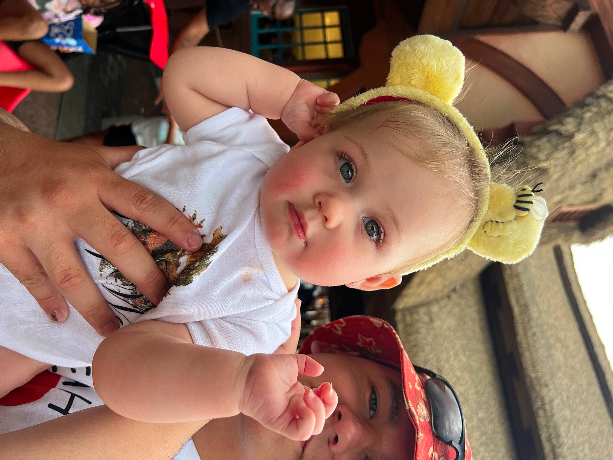 Kamila joined the competition — help win amazing prizes! baby, baby_toddler_clothing, beauty, cheek, child, eye, facial_expression, finger, gesture, hand, happy, headwear, human_body, iris, mouth, nail, nose, person, photograph, skin