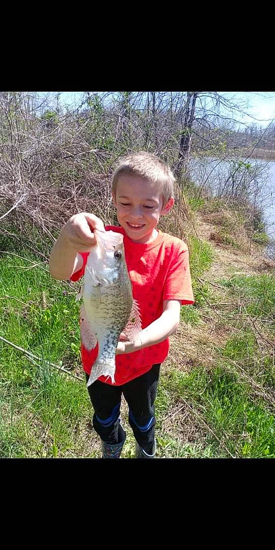 Jaydan joined the competition — help win amazing prizes! bony_fish, fin, fish, fisherman, fishing, fruit, grass, grassland, joy, people_in_nature, person, plant, ray_finned_fish, recreation, recreational_fishing, salmon, salmon_like_fish, smile, tree, water