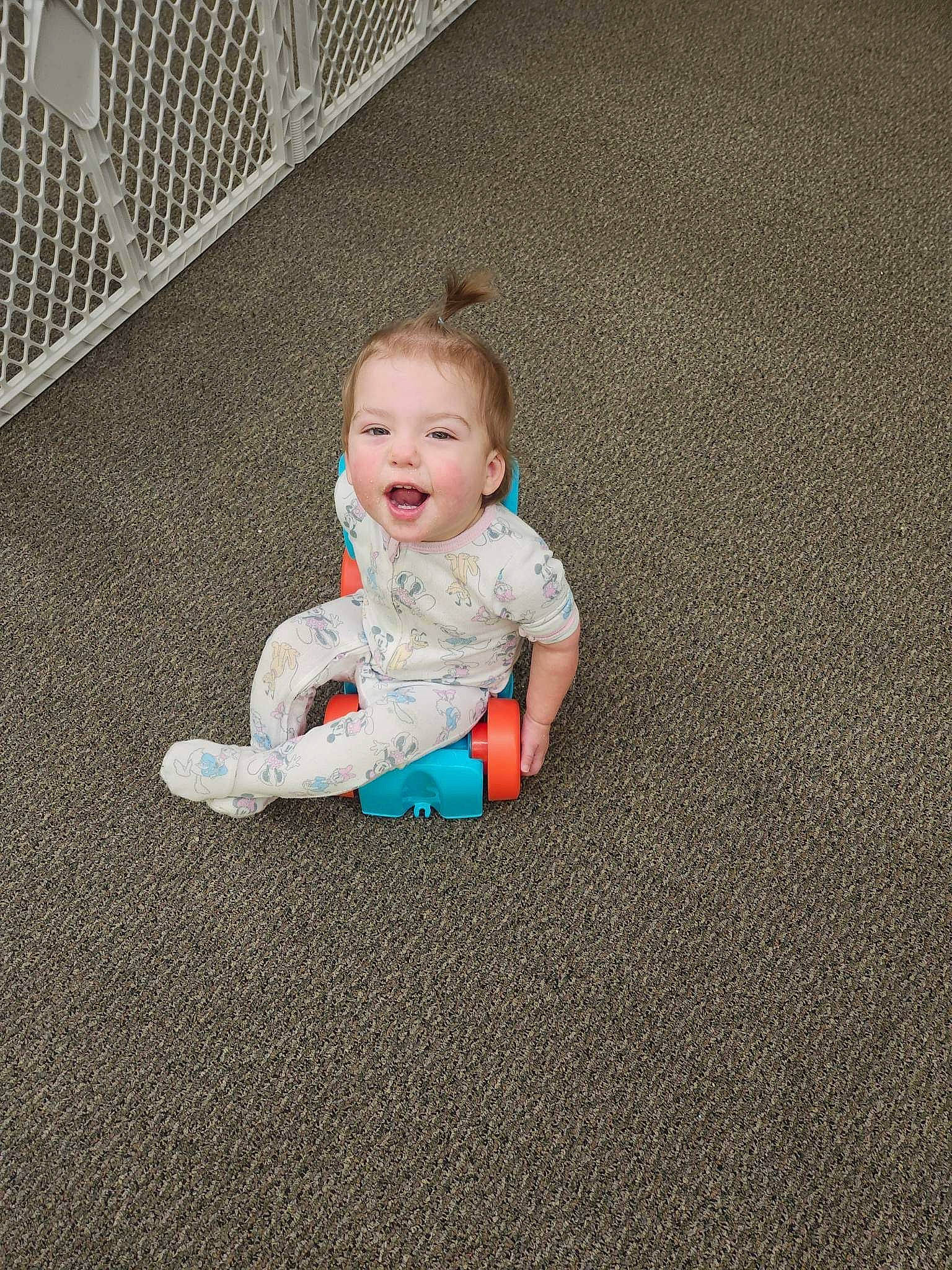 Airi-jean joined the competition — help win amazing prizes! asphalt, baby, baby_toddler_clothing, child, comfort, crawling, eye, floor, flooring, fun, grass, grey, hairstyle, head, mesh, person, road_surface, sitting, smile, toddler