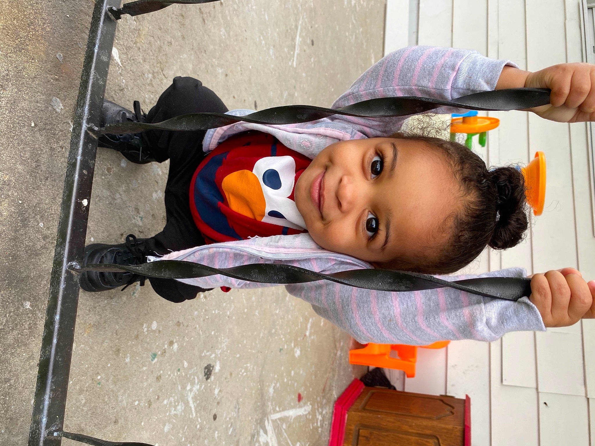 Adayah is registered to the contest to win money with this photo: asphalt, baby, baby_products, baby_toddler_clothing, child, fun, happy, hat, joy, person, product, public_space, smile, toddler