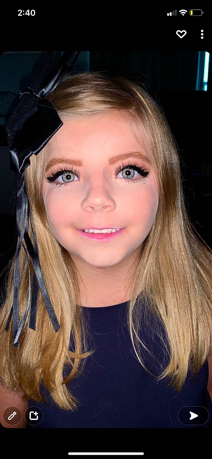 Kora joined the competition — help win amazing prizes! black_hair, cheek, electric_blue, eyebrow, eyelash, face, flash_photography, happy, human_body, iris, jaw, joy, layered_hair, lip, long_hair, makeover, neck, nose, person, skin