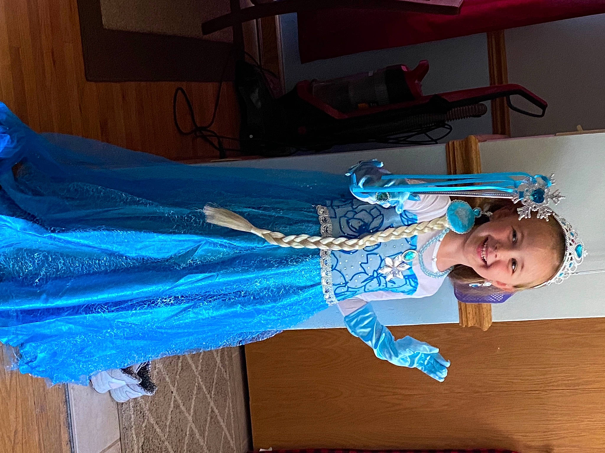 Graclyn is registered to the contest to win money with this photo: baby_toddler_clothing, blue, child, electric_blue, event, fun, happy, joy, leisure, pattern, person, sleeve, smile, t_shirt, toddler, wood