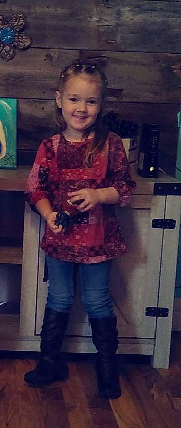 Paislee joined the competition — help win amazing prizes! clothing, cool, denim, door, electric_blue, fun, happy, iris, jeans, joy, knee, person, pink, sleeve, smile, standing, street_fashion, t_shirt, thigh, toddler