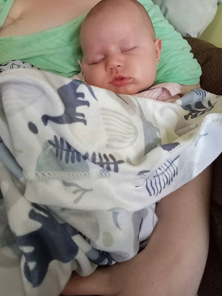 Bo joined the competition — help win amazing prizes! baby, baby_products, baby_sleeping, baby_toddler_clothing, bedding, bedtime, cheek, child, comfort, eye, happy, linens, pattern, person, sitting, sleeve, t_shirt, toddler