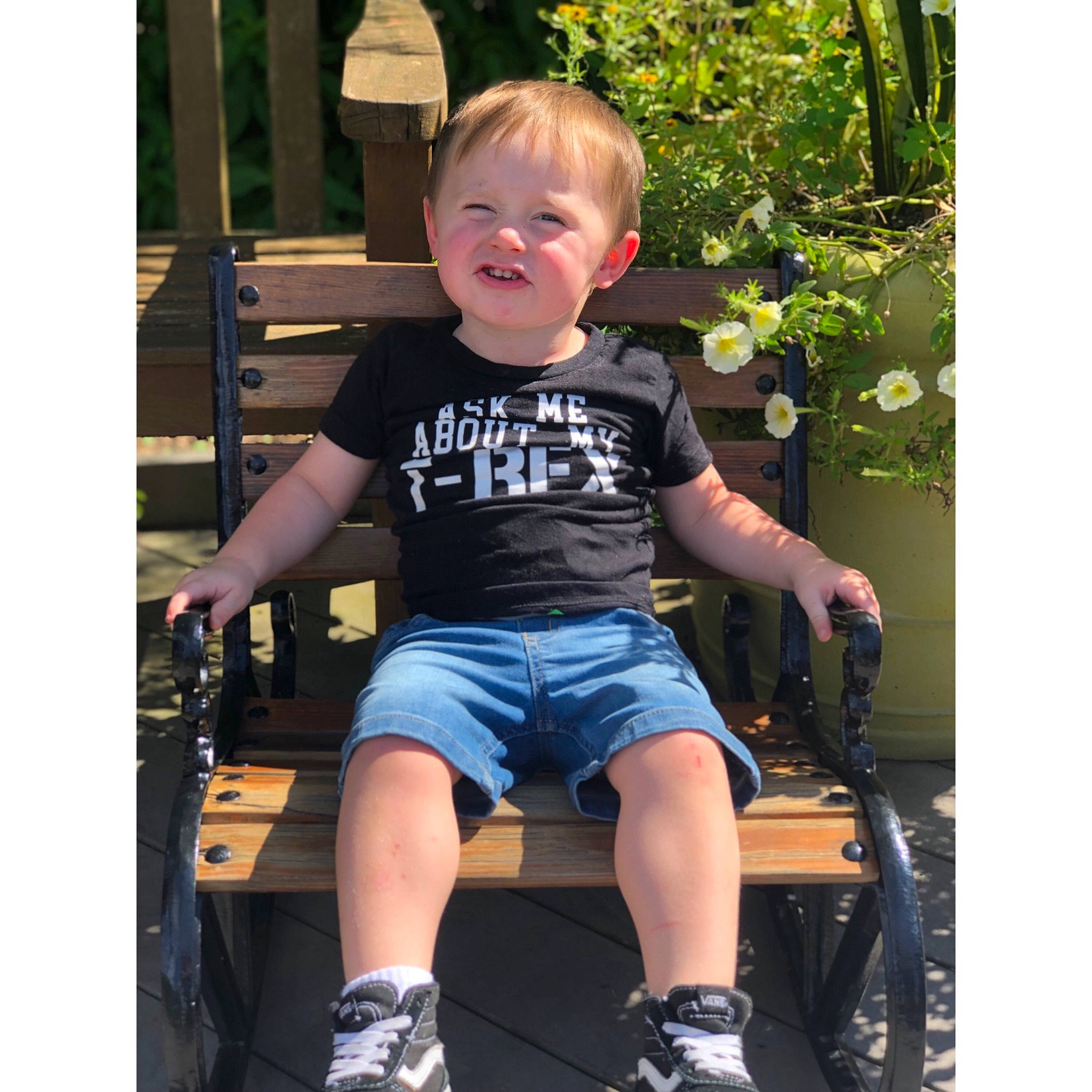 Zylar joined the competition — help win amazing prizes! baby_toddler_clothing, child, cool, denim, electric_blue, face, grass, hair, happy, head, joy, leisure, pattern, person, plant, product, shorts, sleeve, smile, sorrow