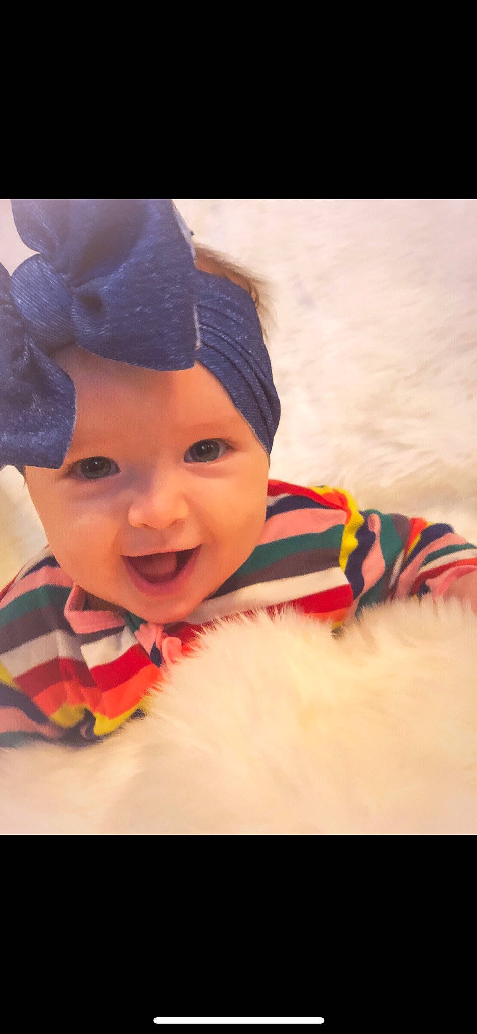 Kaley joined the competition — help win amazing prizes! baby, beauty, cheek, child, cool, ear, eye, face, facial_expression, forehead, hair_accessory, happy, head, headgear, laugh, lip, nose, person, skin, smile