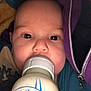 Hemi is registered to the contest to win money with this photo: baby, baby_bottle, bottle, cheek, chin, drinkware, ear, eyelash, facial_expression, finger, hairstyle, hand, mouth, nail, neck, nose, organ, plastic_bottle, skin, toddler