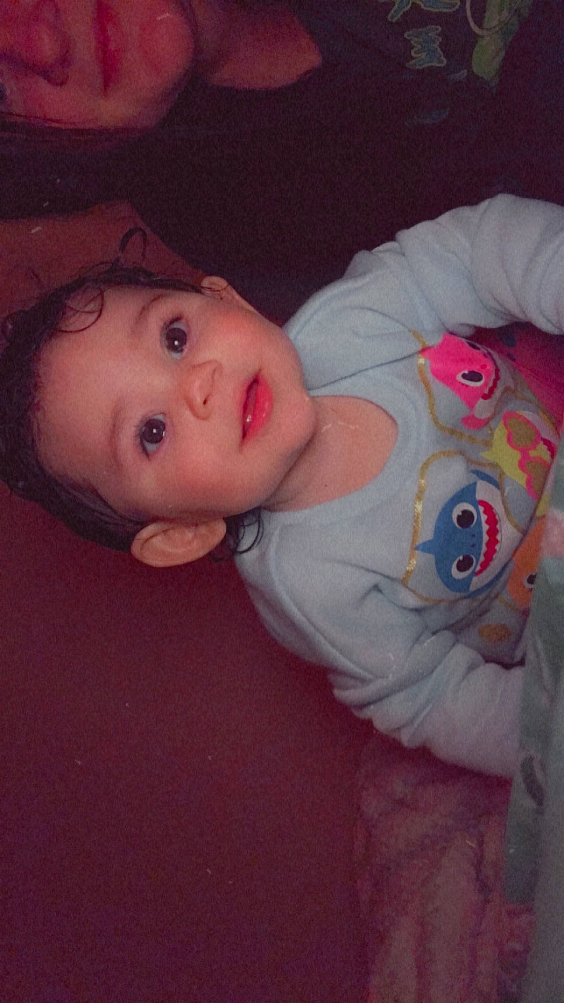 Willow joined the competition — help win amazing prizes! baby, baby_products, baby_toddler_clothing, cheek, child, cloud, comfort, ear, eyebrow, flash_photography, fun, human_body, iris, lip, mouth, nose, person, sitting, skin, sleeve