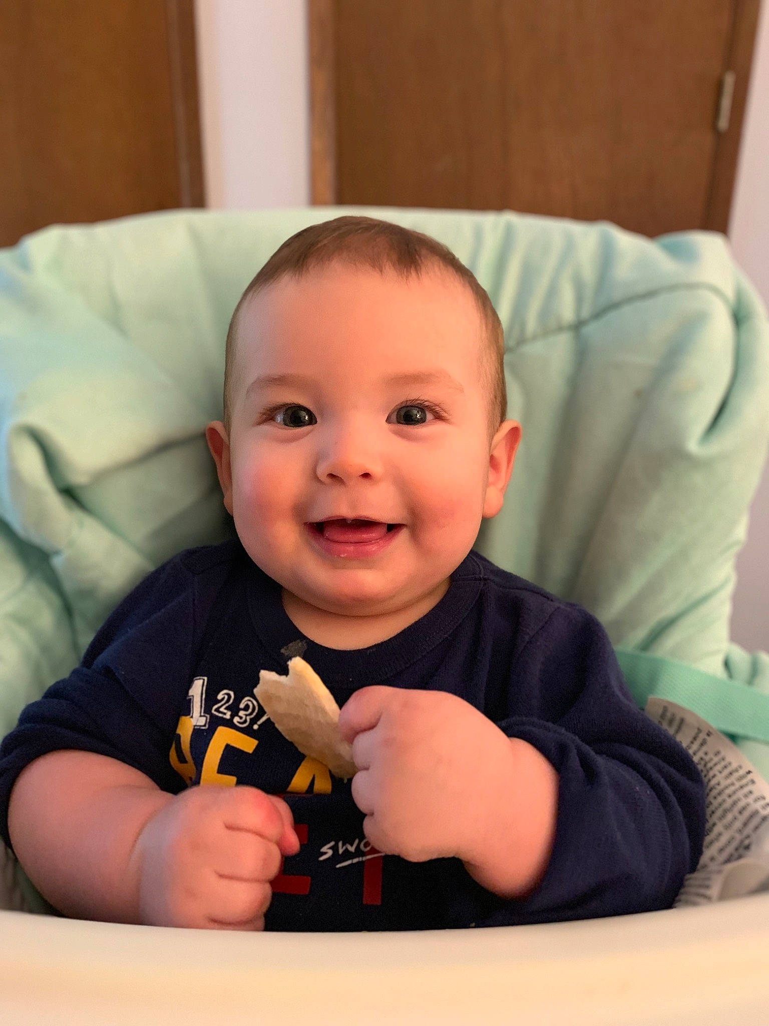 Elliot joined the competition — help win amazing prizes! baby, cheek, child, finger, head, joy, person, skin, smile, thumb, toddler