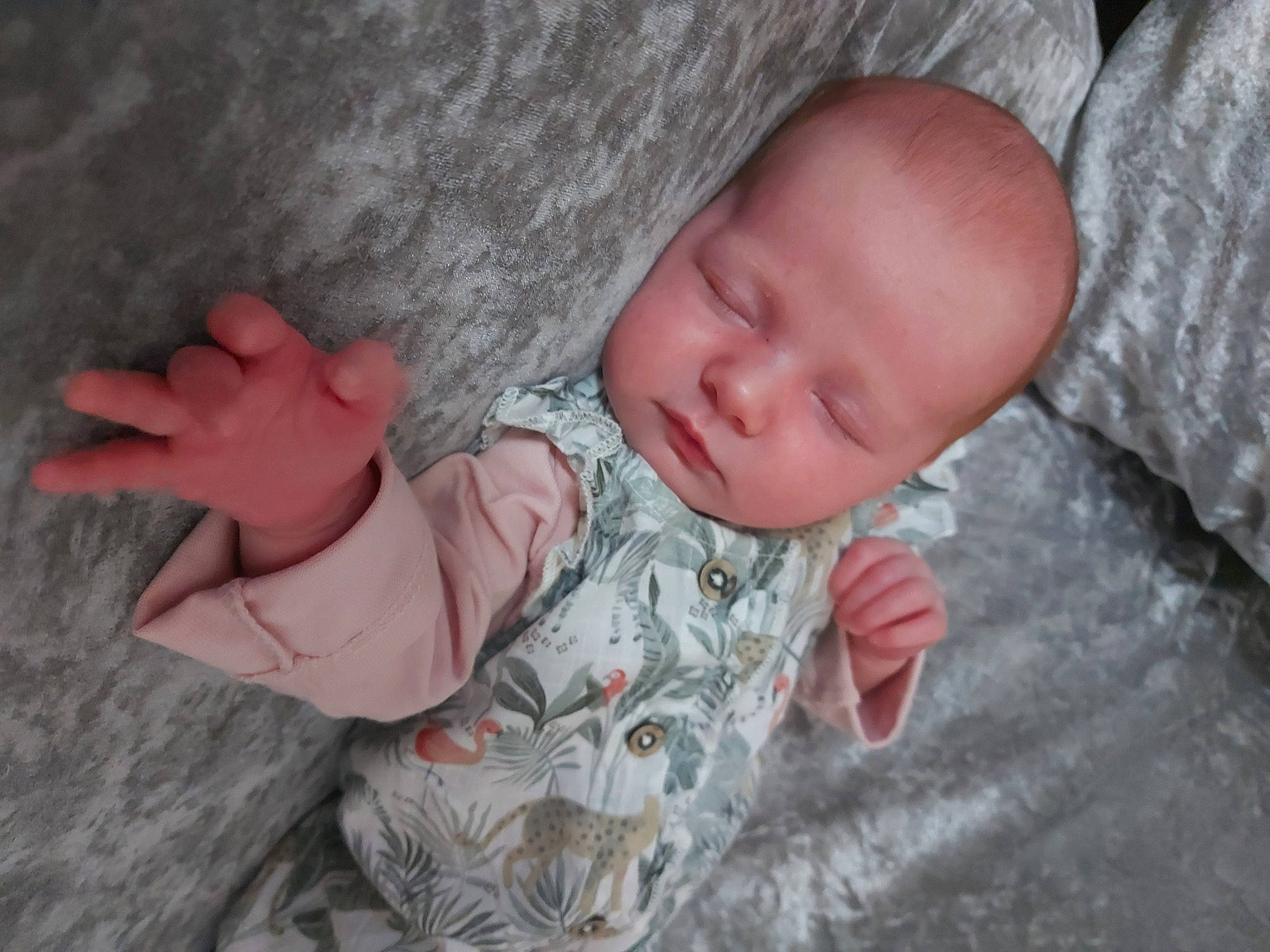 Amélie joined the competition — help win amazing prizes! baby, baby_toddler_clothing, cheek, comfort, eye, finger, gesture, grass, hand, human_body, linens, mouth, nose, person, pink, skin, sleeve, thumb, toddler, tree