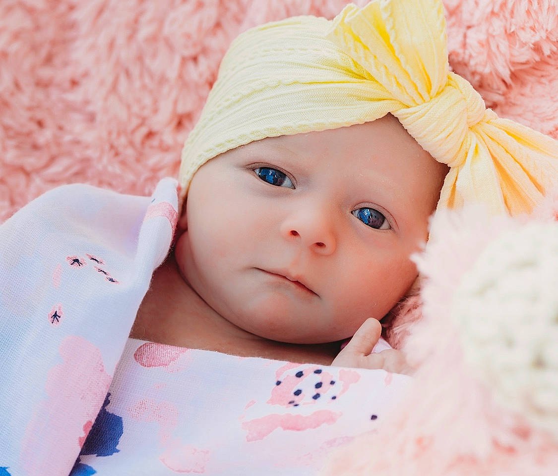 Bayleigh is registered to the contest to win money with this photo: baby, baby_sleeping, beauty, bonnet, cheek, child, child_model, eye, face, fashion_accessory, forehead, hair_accessory, head, headband, headgear, headwear, lip, person, pink, skin