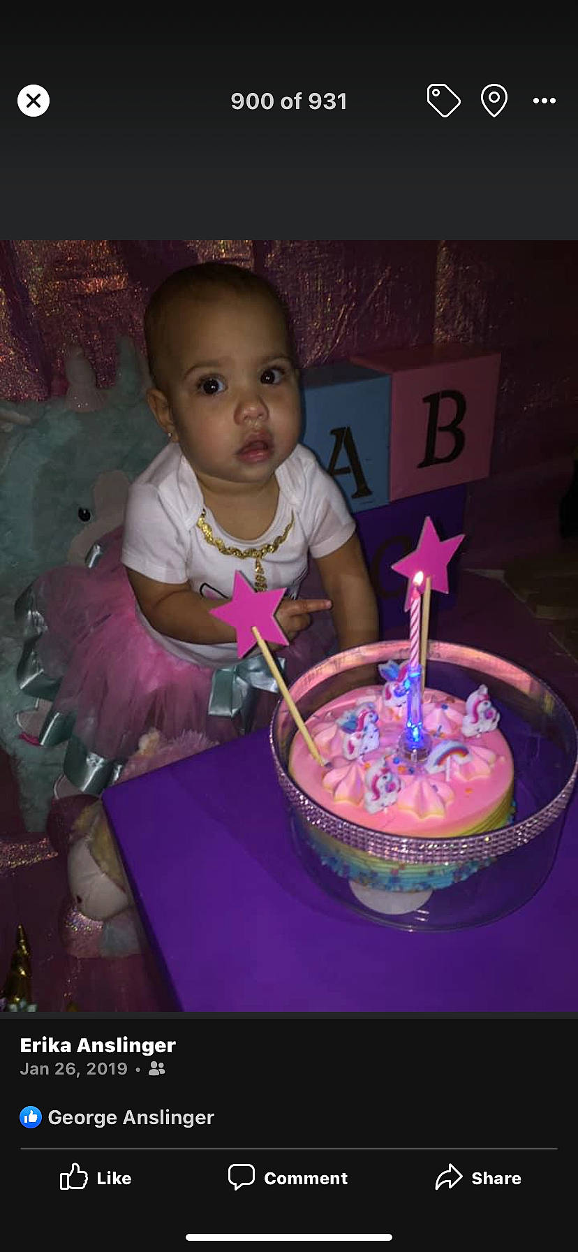 Paityn joined the competition — help win amazing prizes! baby, baby_toddler_clothing, birthday, birthday_cake, birthday_candle, cake, cake_decorating, cake_decorating_supply, candle, cuisine, food, fun, person, pink, purple, sugar_cake, sugar_paste, table, tableware, toddler