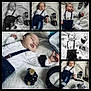 Kingsley a rejoint le concours — aidez-le/la à gagner de superbes lots ! baby, sleeping, suspenders, jeans, white_shirt, watch, perfume, sneakers, belt, blanket, infant, portrait, fashion, accessories, indoor, cute, resting, child, still_life, cozy