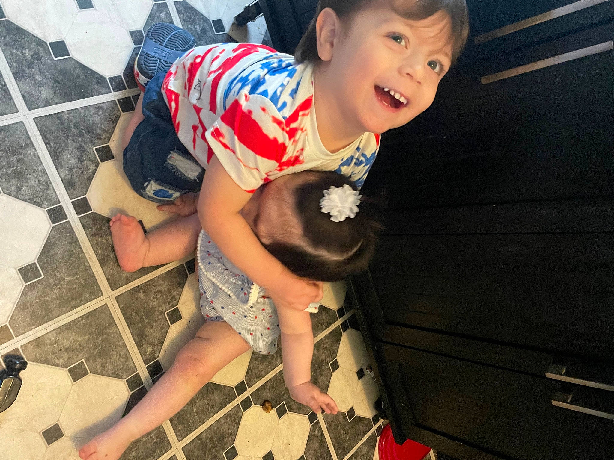 Mirio joined the competition — help win amazing prizes! black_hair, cool, electric_blue, flash_photography, flip_flops, flooring, foot, fun, happy, hat, human_leg, joy, leg, leisure, pattern, person, sandal, skin, smile, t_shirt