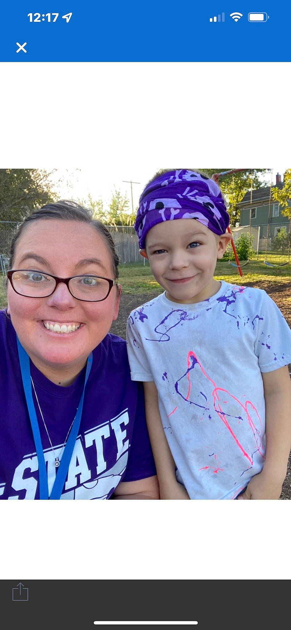 Golan is registered to the contest to win money with this photo: baseball_cap, cap, child, cool, electric_blue, event, eye, eyewear, face, facial_expression, fun, happy, headgear, headwear, joy, leisure, person, plant, recreation, sleeve