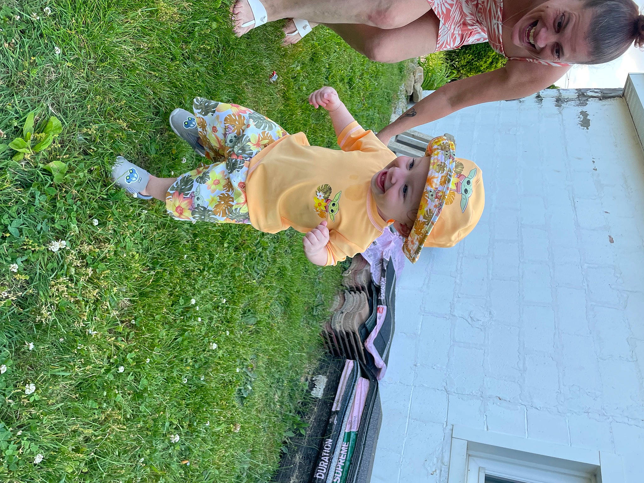 Marcel joined the competition — help win amazing prizes! baby, child, fun, grass, happy, headwear, joy, leisure, people, people_in_nature, person, photograph, plant, recreation, shorts, snapshot, summer, tire, toddler, tree