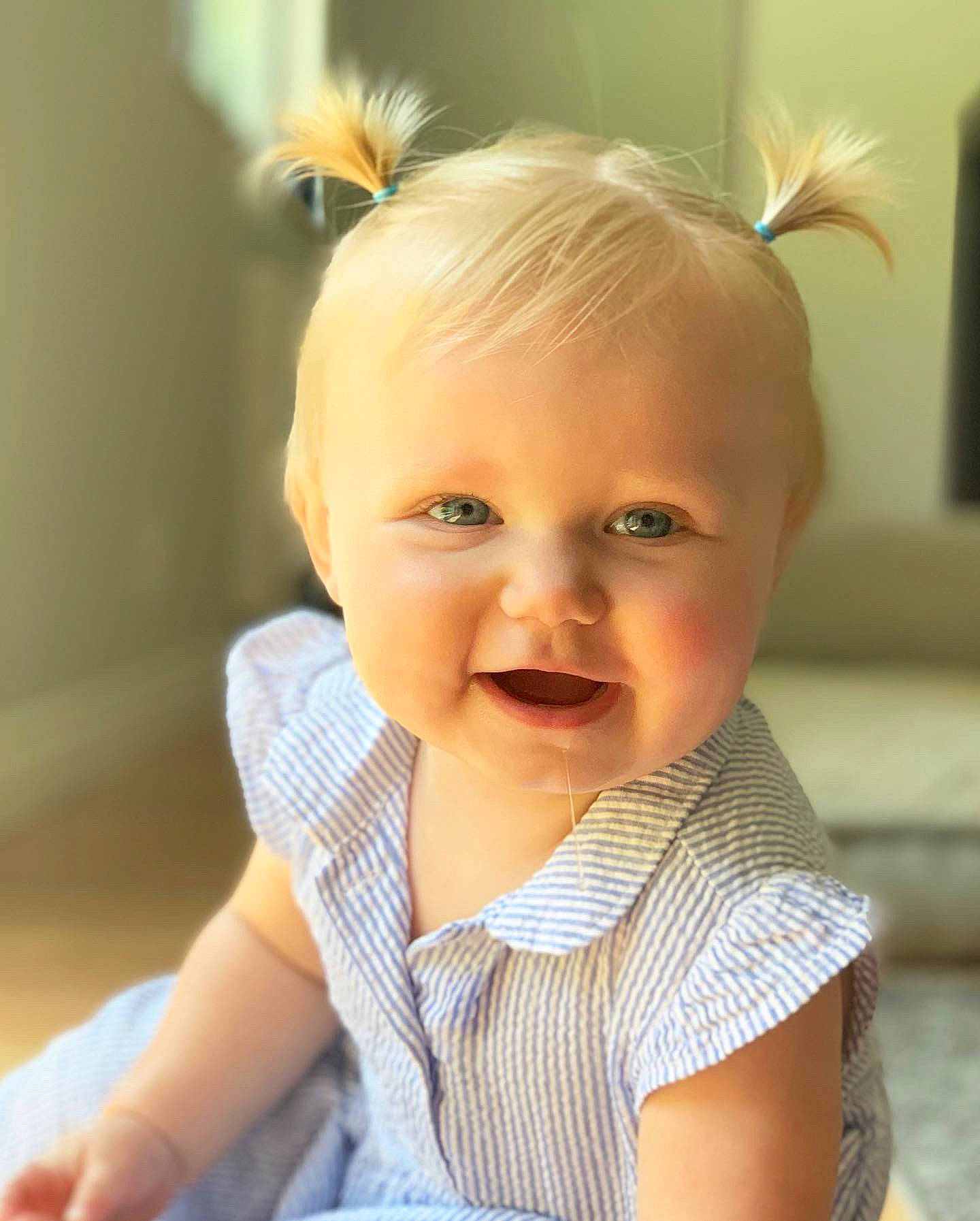 Mckinlee is registered to the contest to win money with this photo: baby, beauty, blond, cheek, child, chin, ear, eye, face, facial_expression, forehead, hair, hairstyle, happy, head, lip, nose, person, skin, smile